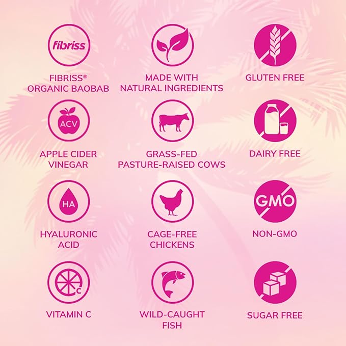 SkinnyFit Super Youth Tropical Punch &amp Super Youth Peach Mango Collagen Bundle