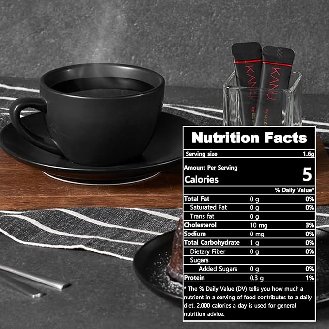 KANU Mild Roast Americano Coffee – Smooth &amp Nutty Flavor Medium Roast Clean Aftertaste 1.6g x 60 Sticks