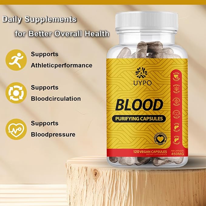 Blood Purifying Capsules Gluten Free GMO-Free Vegan 450 mg (1PC)