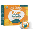 Four Sigmatic Decaf Mushroom Coffee K-Cups | Organic Dark Roast Coffee with Lion’s Mane &amp Yacon | Focus &amp Immune Support | Vegan &amp Keto | Sustainable Pods | 24 Count