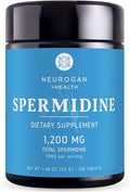 Neurogan Spermidine Supplement - 1200mg - 99% Pure 100x More Potent Than Rice &amp Wheat Germ Extract - for Cellular Health Anti-Aging &amp Energy* - Made in USA - 10MG Per Serving - 120 Servings