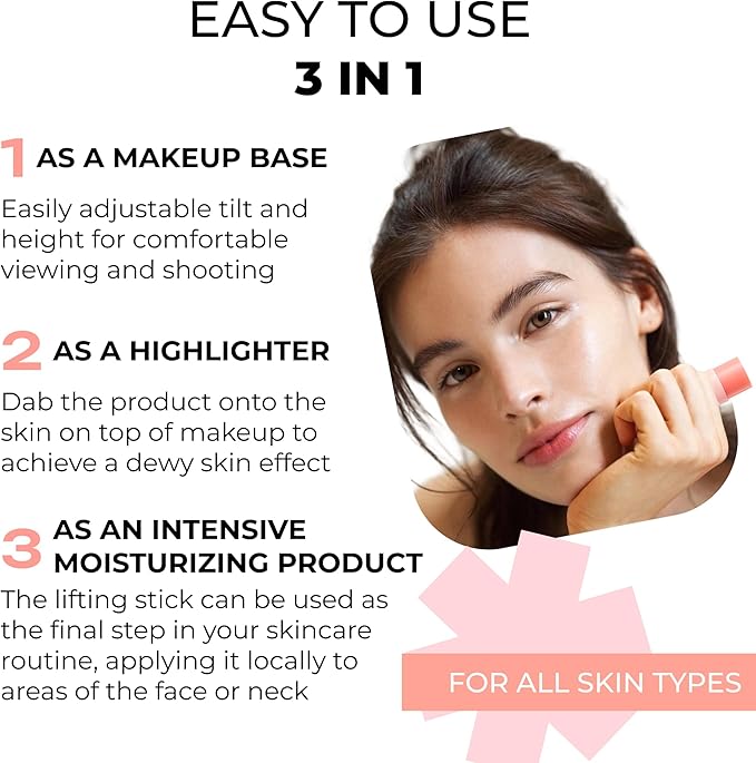 Compact Collagen Powder Stick – Firming &amp Rejuvenating Skincare Solution for Radiant Complexion – Nourishes Hydrates Smooths Wrinkles &amp Promotes Skin Vitality