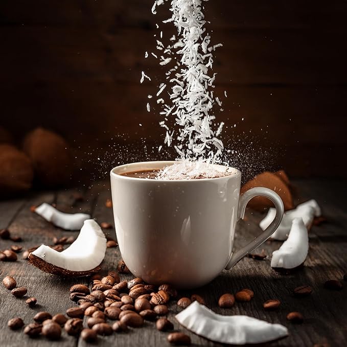 Fresh Roasted Coffee Decaf Coconut Flavored Coffee 2 lb (32 oz) Medium Roast Kosher Ground