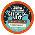 Java Factory Coffee Pods Chocolate and Coconut Coffee for Keurig K Cup Brewers Choconut 80 Count