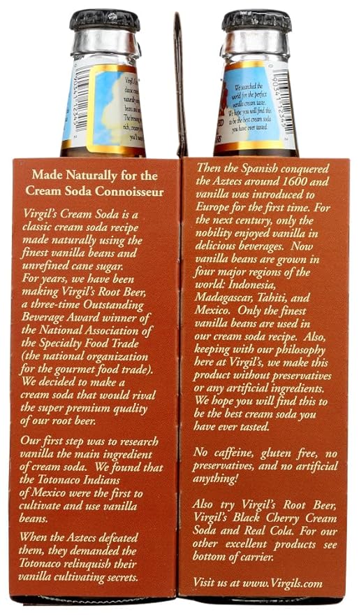 Virgil's Cream Soda (4 X 12 Oz Bottles) (Pack of 12)
