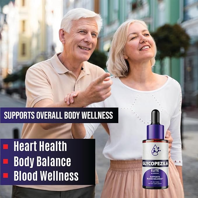 (2 Pack) Glycopezil Drops Official Glyco Pezil Blood Health Support Supplements With Premium Ingredients All Natural Maximum Strength Droppers for Stable Levels and Overall Wellness (4oz/120ml)