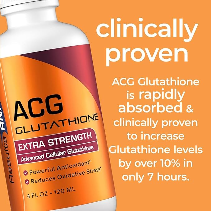 Results RNA - ACG Glutathione Extra Strength Immune Boost – Powerful Antioxidant &amp Immune Boost Formula in a Great Tasting Spray. Recommended by Doctors Worldwide ( 2 oz )