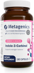 Metagenics Meta Indole-3-Carbinol Supplement - Supports Estrogen Hormone Balance Antioxidant &amp Liver Health* - Non-GMO Gluten-Free Vegan - GMP Certified Facility - 180 Capsules