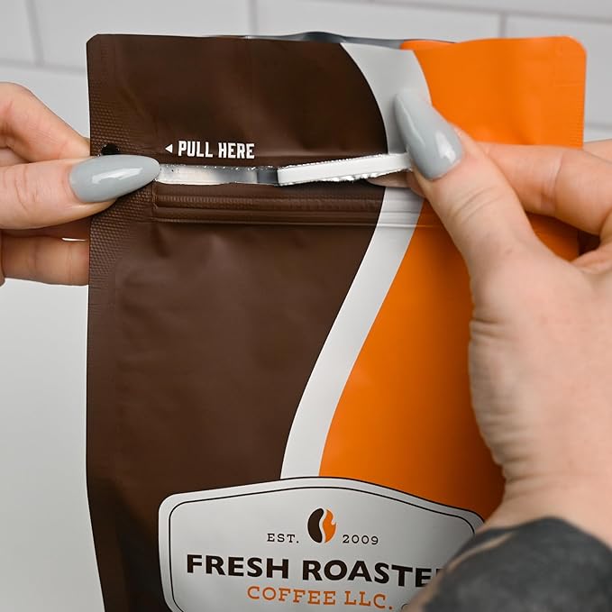 Fresh Roasted Coffee FRC Medium Roast Blend 5 lb (80 oz) Kosher Whole Bean