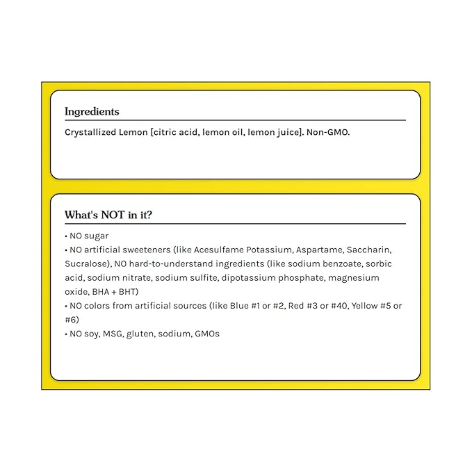 True Lemon 500ct - Water Enhancer - Bulk Dispenser - 0 Calorie Drink Mix Packets For Water - Sugar Free Lemon Flavoring Powder Packets(Pack of 2)