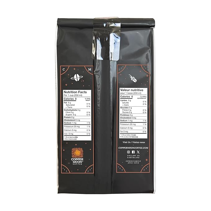 Copper Moon Light Roast Whole Bean Coffee Guatemalan Blend 5 Lb