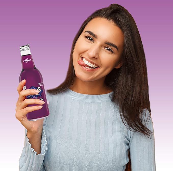Stewart's Grape Soda 12 fl oz (24 Glass Bottles)