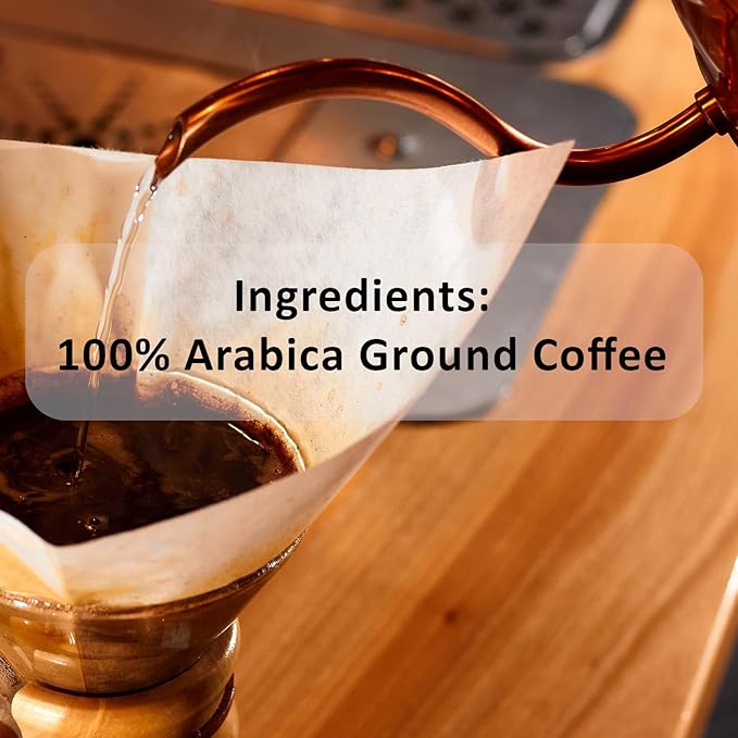 McCullagh Coffee 100% Arabica Premium Ground Decaffeinated Coffee