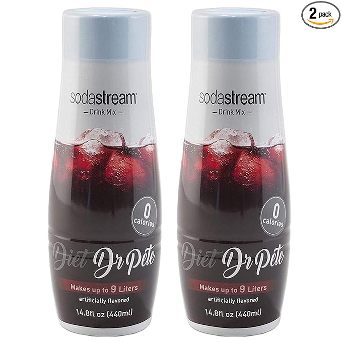 SodaStream Diet Dr Pete 440ml 2 Pack 14.8 Fl Oz