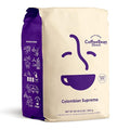 Coffee Bean Direct Colombian Supremo Whole Bean Coffee Arabica Coffee Light Roast 5 Pound Bag (Pack of 1)