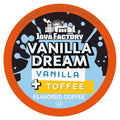 Java Factory Coffee Pods Vanilla Flavored Coffee Compatible with K Cup Brewers Including 2.0 Vanilla Dream 80 Count