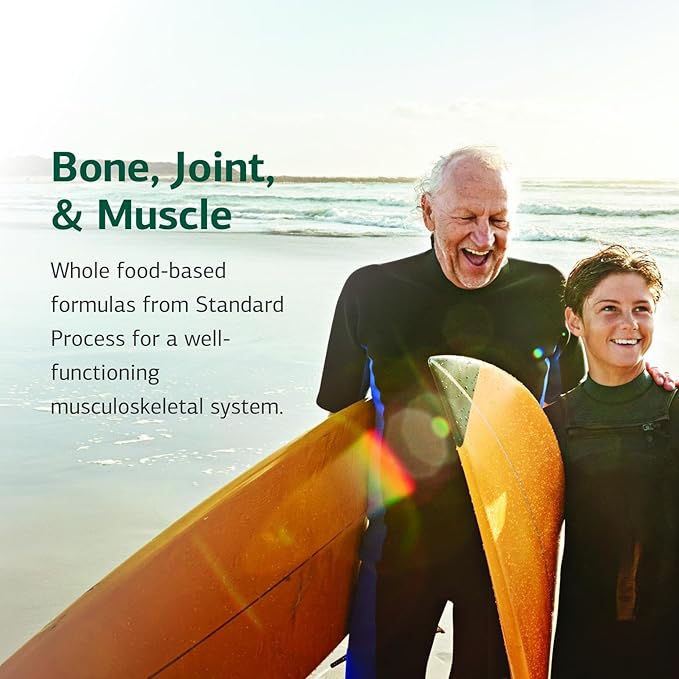 Standard Process Ligaplex II - Joint &amp Bone Support - Manganese Supplement with Vitamin B12 A &amp D - Skeletal System &amp Joint Support Supplement - 150 Capsules