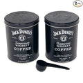 Jack Daniels Coffee (Pack of 2) 8.8oz each bundled with a complimentary measuring spoon 100% Arabica Medium Roast Ground Gourmet Coffee Kosher