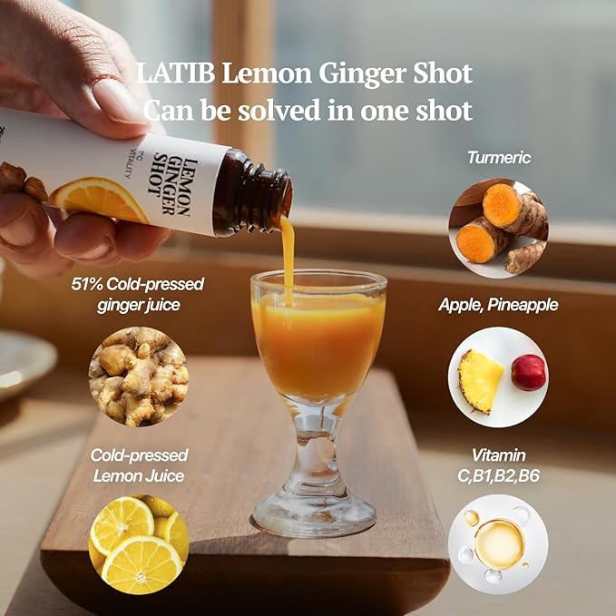 LATIB Lemon Ginger SHOT 14pcs 1Box