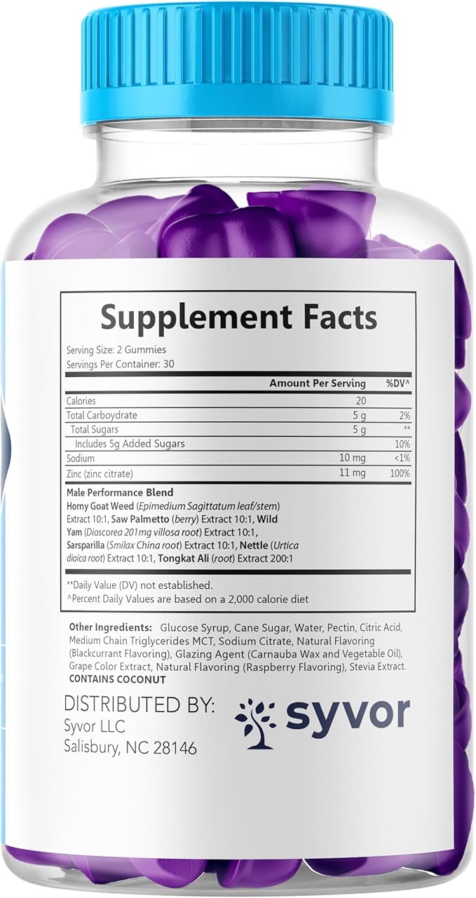 (3 Pack) Boost TRT Gummies for Men Official Boost TRT Male Performance Gummys with Natural Ingredients Advanced BoostTRT Men's Gummy Supplement with Maximum Strength Premium Vitamins (180 Gummies)