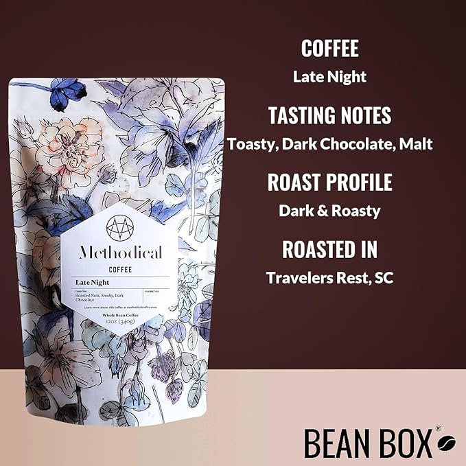Bean Box Coffee Sampler - Roasted by Methodical 4-Pack Whole Bean Coffee Gourmet Coffee