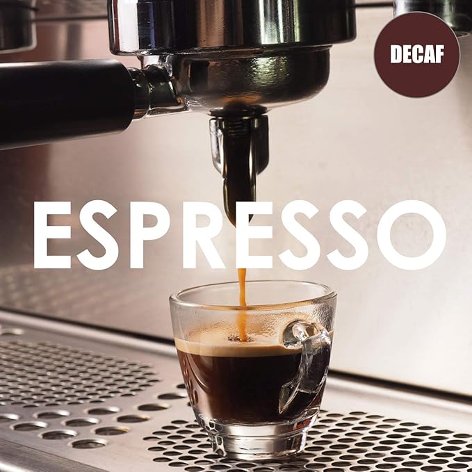 Volcanica Espresso Decaf Coffee Dark Roast 100% Arabica Espresso Roast Ground Bold Sweet Flavor Swiss Water Process Fresh Roasted Kosher Vegan Gluten-Free 5 lbs