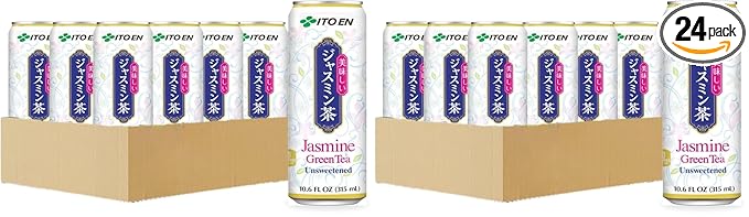 Ito En Jasmine Green Tea Unsweetened 10.6 Ounce (Pack of 24)