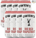 Owen’s Craft Mixers | Rio Red Grapefruit 8 Pack | Handcrafted in the USA with Premium Ingredients | Vegan &amp Gluten-Free Soda Mocktail and Cocktail Mixer