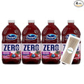 Ocean Spray Zero Sugar Mixed Berry Fruit Juice Drink 64 fl oz 4 Pack + 15 Sugarcane Disposable Straws by KOOL8SHOP Infinite Deals