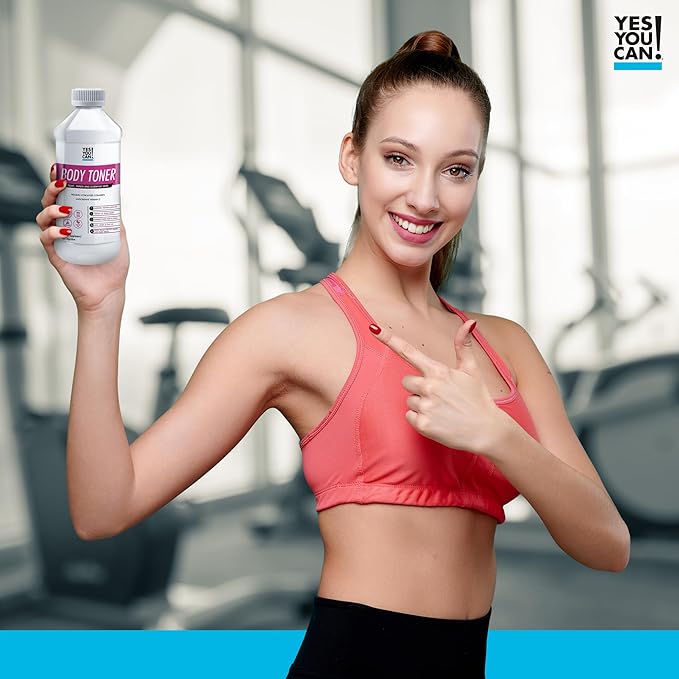 Yes You Can! Premium Hydrolyzed Collagen Dietary Supplement to Promote Healthy Hair Skin and Nails - Body Toning Vitamin C and Collagen Peptides 16 Servings- 2 Pack