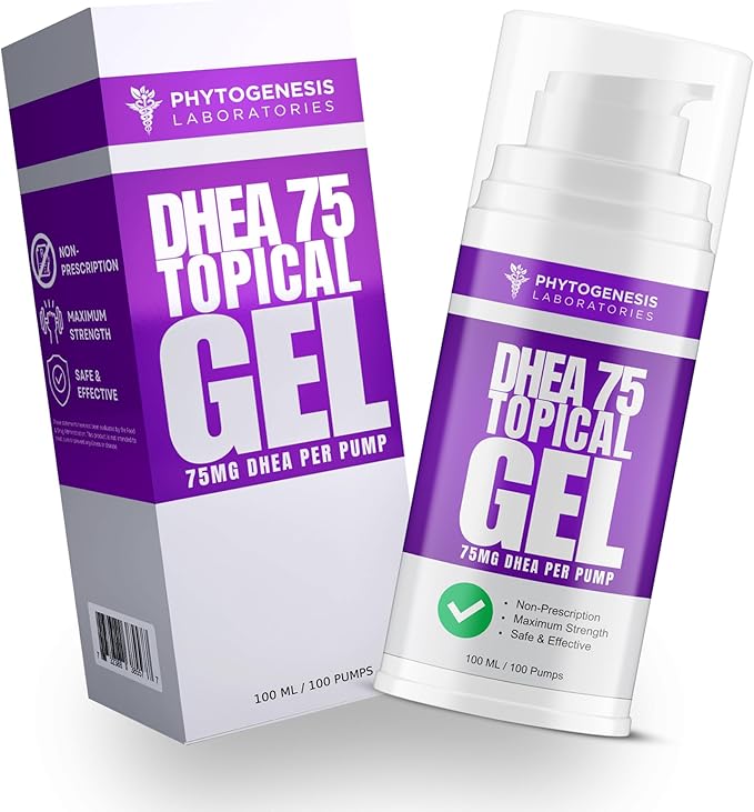 DHEA 75 – 75mg DHEA Per Pump – Promotes Healthy Aging Healthy Mood Immune Support Balanced Levels and Overall Health – One Month Supply (1)