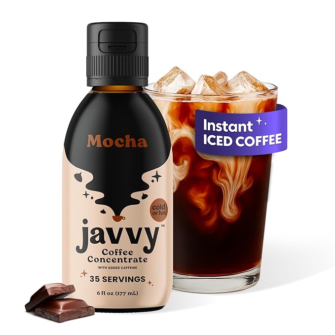 Coffee Concentrate - Cold Brew Coffee Perfect for Hot or Iced Instant Coffees Hot Drinks Cold Brew Concentrate 35 Servings - Mocha