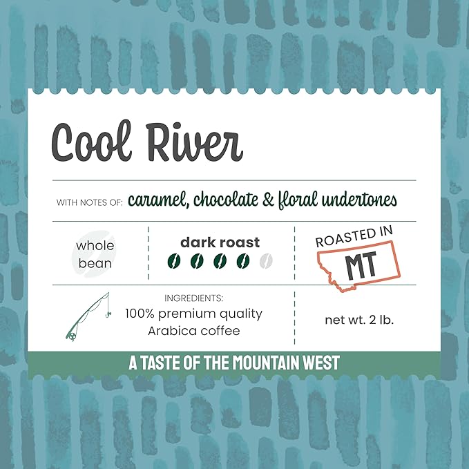 City Brew Cool River - Dark Roast Whole Bean Coffee - 2Lb