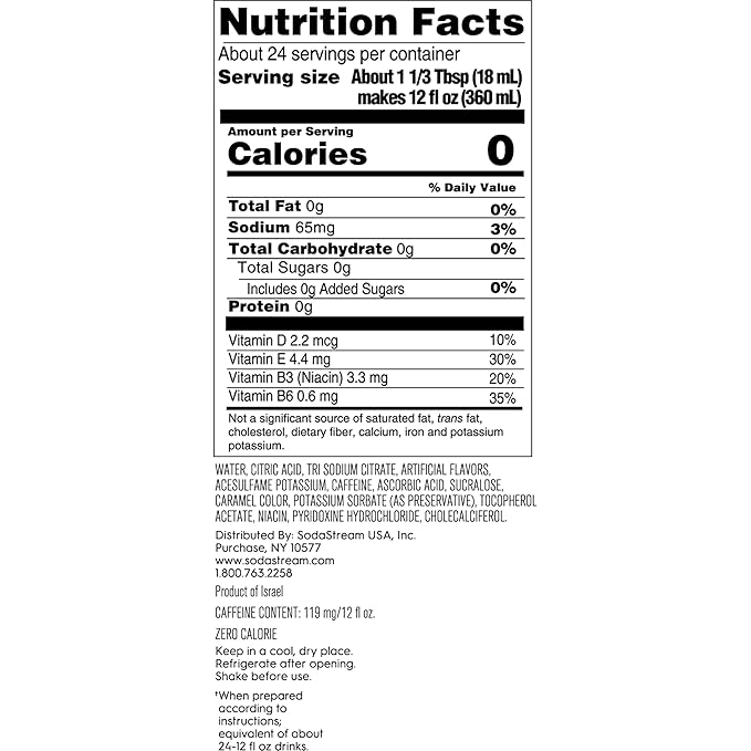 SodaStream Diet Energy14.9 Fl Oz(Pack of 8)