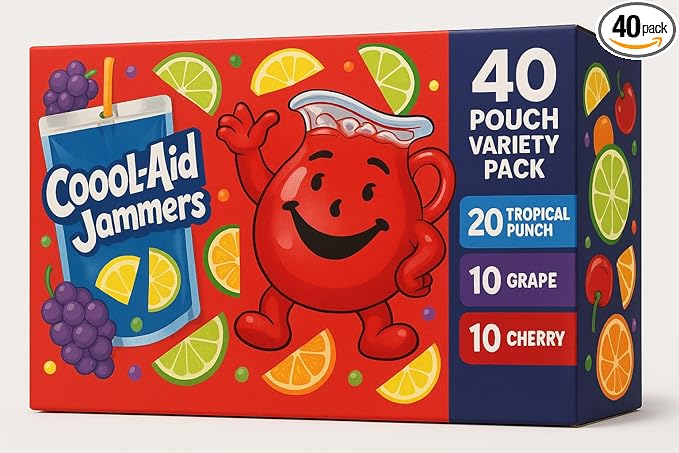 Limited Edition Ghoul Aid Artificially Flavoured Halloween Drink 6fl.oz. 40pk (Jammers)