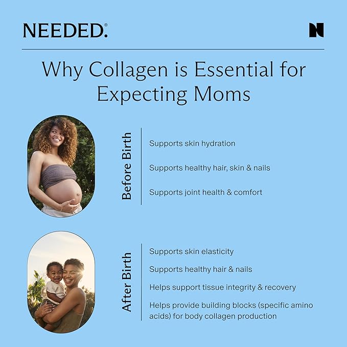 Needed. Hydrolyzed Collagen Protein Powder | Expert-Backed &amp Clean Sourced | Supports Skin Hair Joints | Grass-fed Pasture-Raised Hormone-Free | 1lb