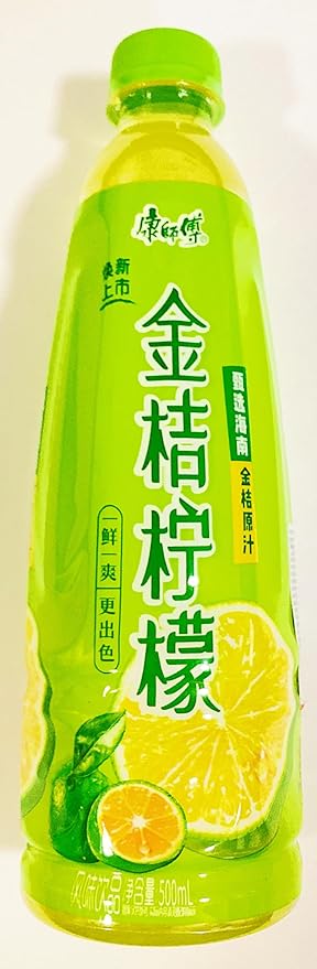 Kumquat Lemon Flavored Beverage 500ml6 Bottles 金桔柠檬