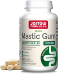 Jarrow Formulas Mastic Gum 1000 mg - 120 Veggie Caps - Mastic Gum Capsules Supporting Stomach and Duodenal Health - 60 Servings