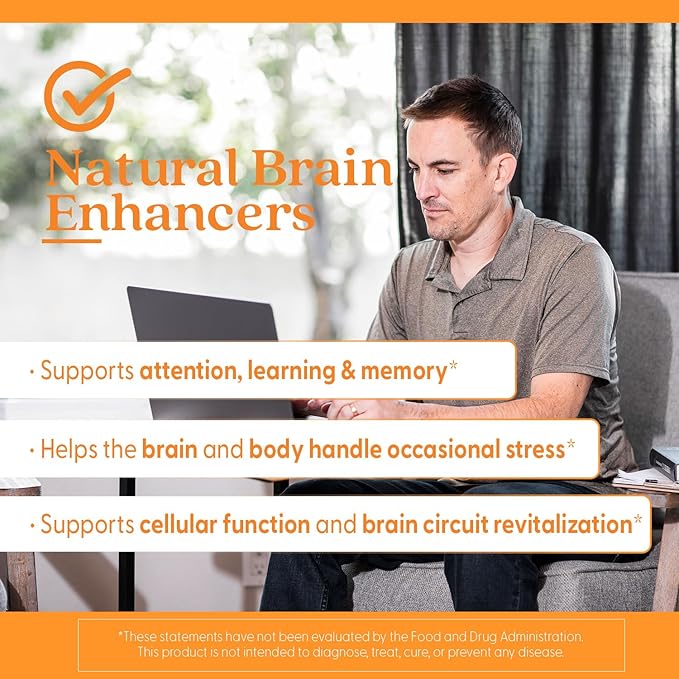 Doctors Best Natural Brain Enhancers with AlphaSize + SerinAid Supports Memory &amp Attention Non-GMO Gluten Free Vegan 60 Veggie Caps