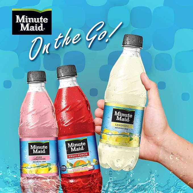 Minute Maid Fruit Punch 5 Flavors Variety Pack Lemonade And Fruit Drinks 20 Oz (Pack of 10)