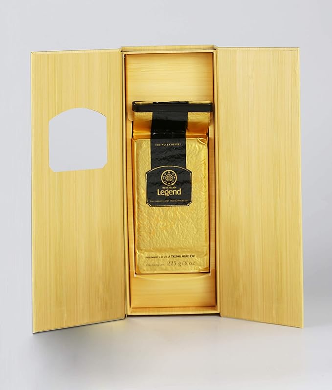 TRUNG NGUYÊN LEGEND PREMIUM COFFEE BOX for Business &amp Coffee Connoisseurs - Light Roasted Ground Strong and Flavorful Vietnamese Energy Coffee (8oz)