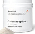 Momentous Grass-Fed Collagen Peptides Powder - Collagen Protein Powder with Fortigel &amp Vitamin C for Hair Skin Nails &amp Joint Health Support - NSF Certified for Sport - Packaging May Vary