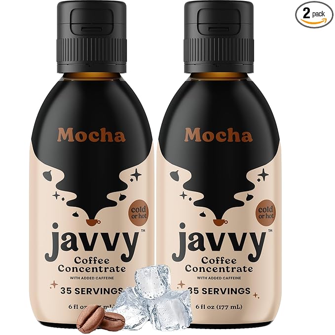 Coffee Concentrate - Cold Brew Coffee Perfect for Hot or Iced Instant Coffees Hot Drinks Cold Brew Concentrate 2 Pack - Mocha