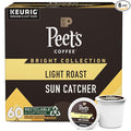 Peet's Coffee Light Roast Keurig K-Cup Pods 100% Arabica Coffee - Sun Catcher 60 Count (6 Boxes of 10 Pods)