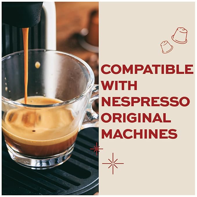 Kimbo – Compatible with Original Machines – Espresso Capsules – 100% Arabica – Aluminium – Medium Dark Roast – 100 Count
