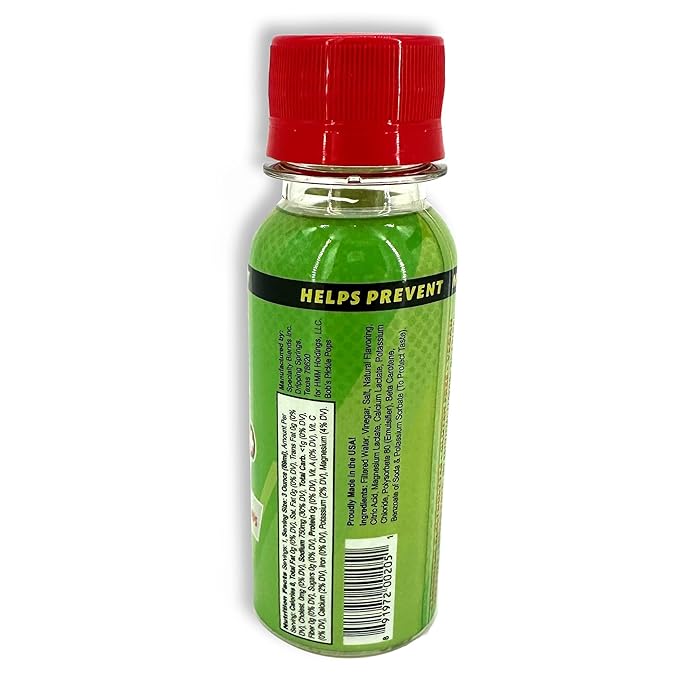 Bob's Pickle Potion Plus #9 Sport Shot. Pickle Juice Shots. 3 Oz (Pack of 12 Dill Pickle Plus)