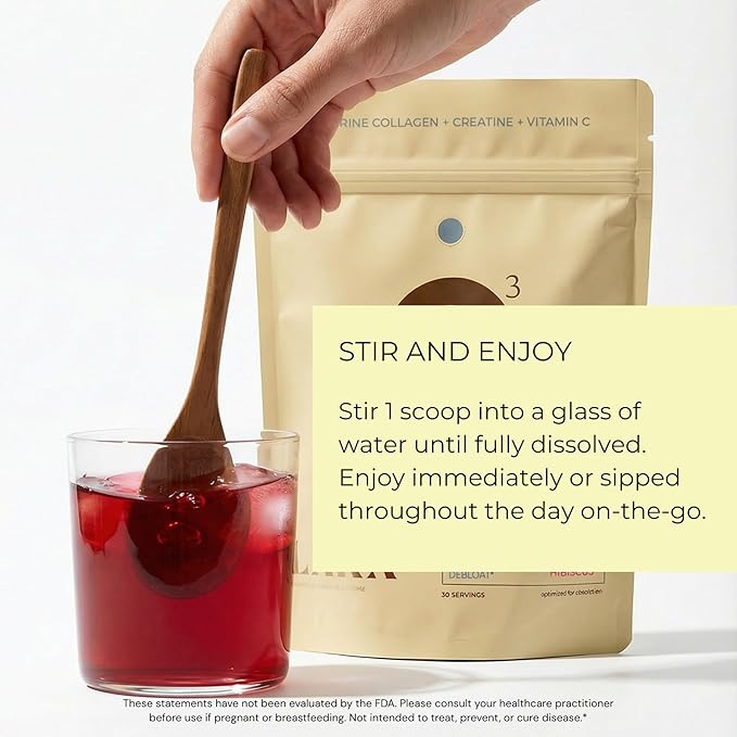 LAKA C3 Collagen + Creatine Electrolyte Powder – Sugar Free Hydration Powder with Peptan® Marine Collagen Vitamin C &amp Electrolytes