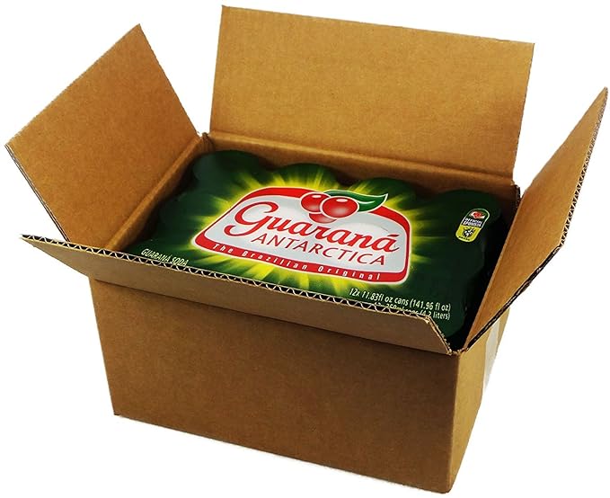 Guarana Antarctica 350ml | 11.83 Fl.Oz (Pack of 24) by Brex America