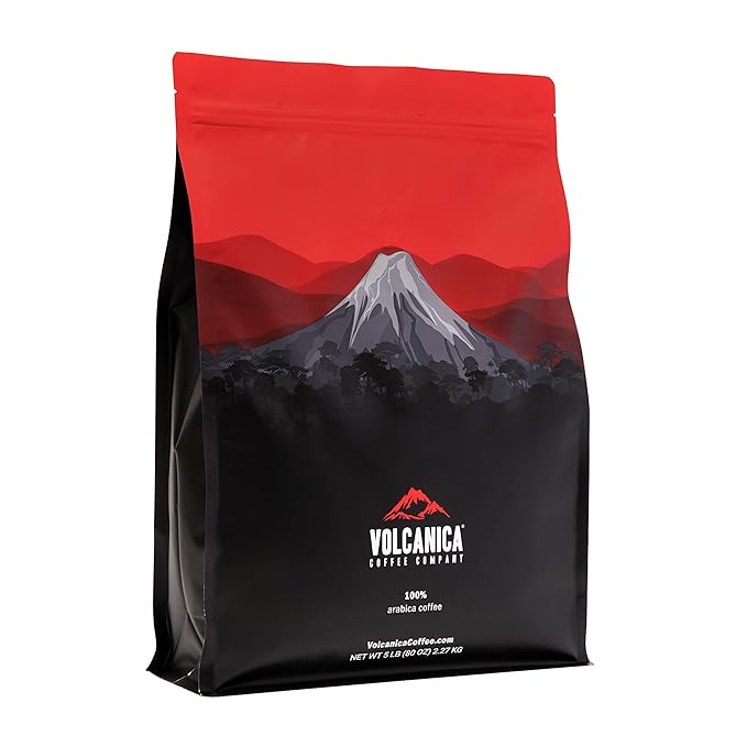 Pumpkin Spice Flavored Decaf Coffee Whole Bean Fresh Roasted 5 lbs