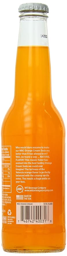 WBC/Goose Island Craft Soda Orange Cream 12 Ounce (Pack of 4)